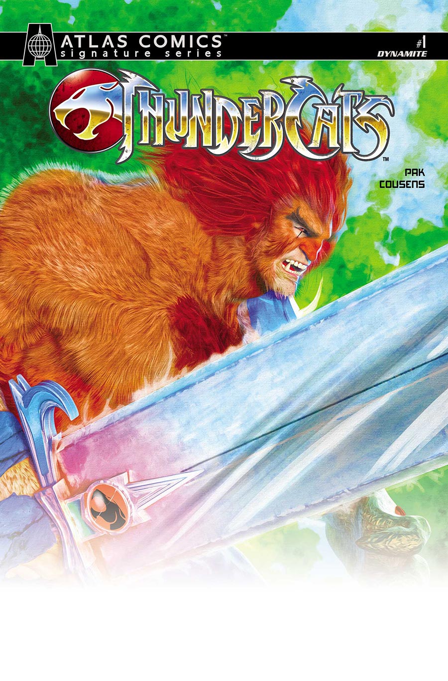 Thundercats Vol 4 #1 Cover J Atlas Signature Series Mark Spears Cover Signed By Greg Pak