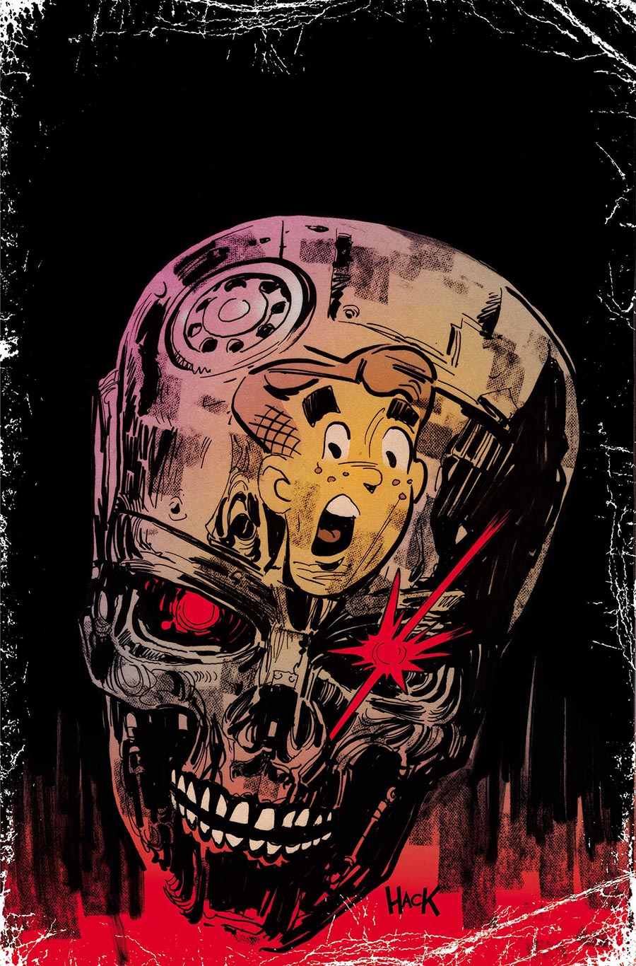 Archie vs The Terminator #1 Cover I Limited Edition Robert Hack Virgin Cover