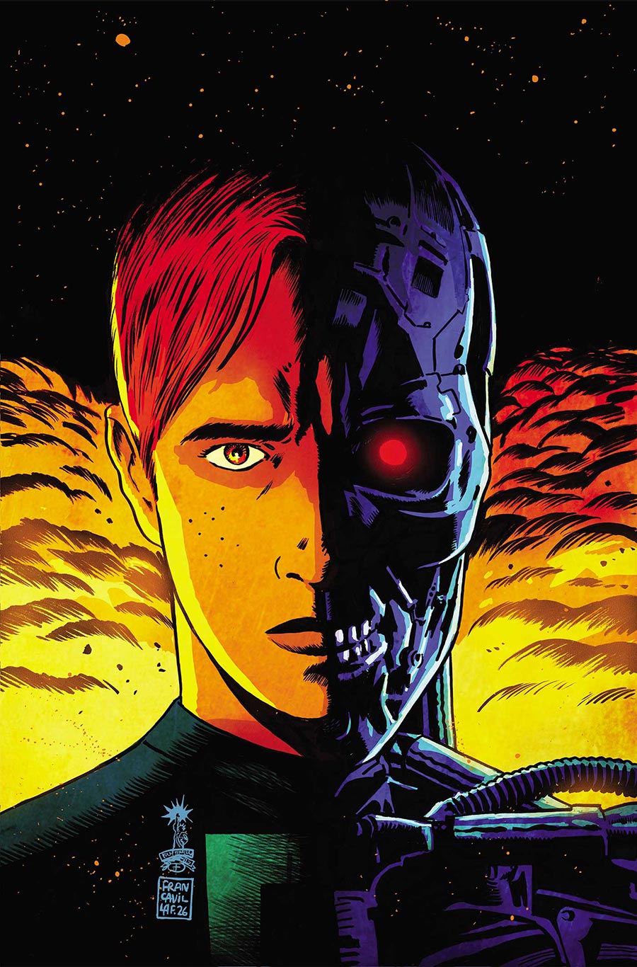 Archie vs The Terminator #1 Cover P Incentive Francesco Francavilla Virgin Cover
