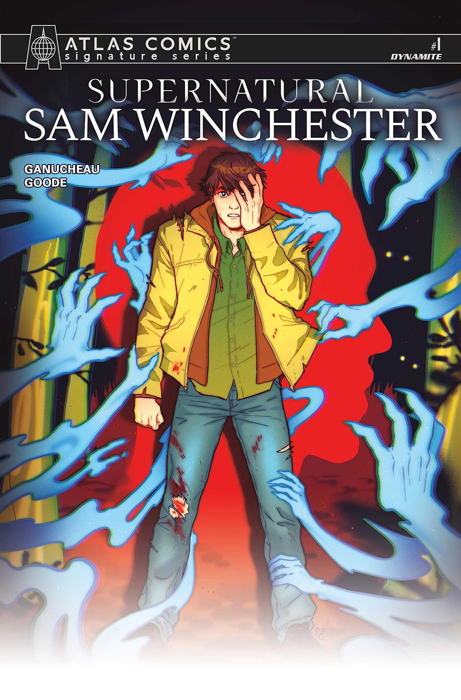 Supernatural Sam Winchester #1 Cover G Atlas Signature Series Paulina Ganucheau Cover Signed By Paulina Ganucheau