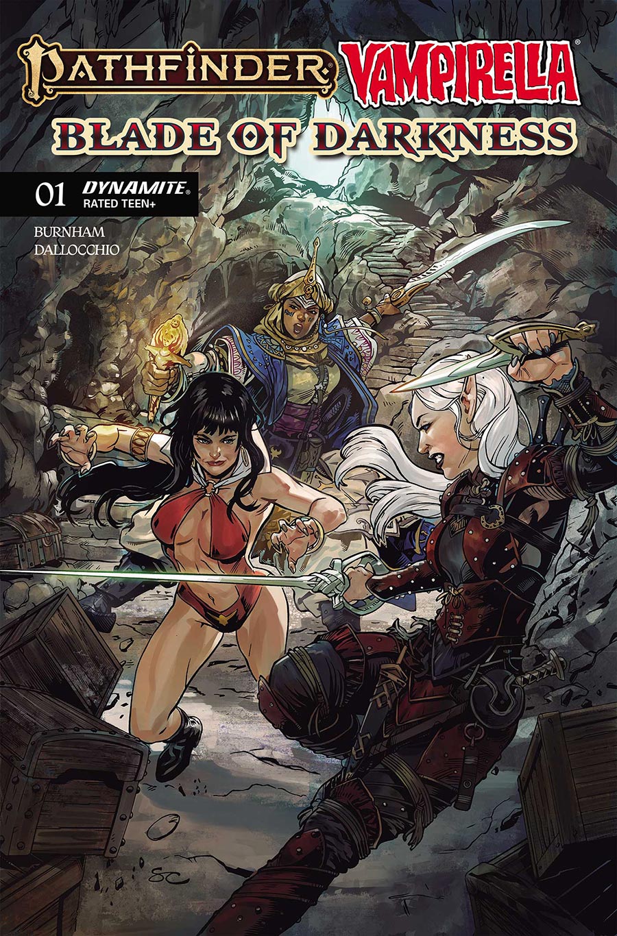 Pathfinder Vampirella Blade Of Darkness #1 Cover A Regular Steven Cummings Cover