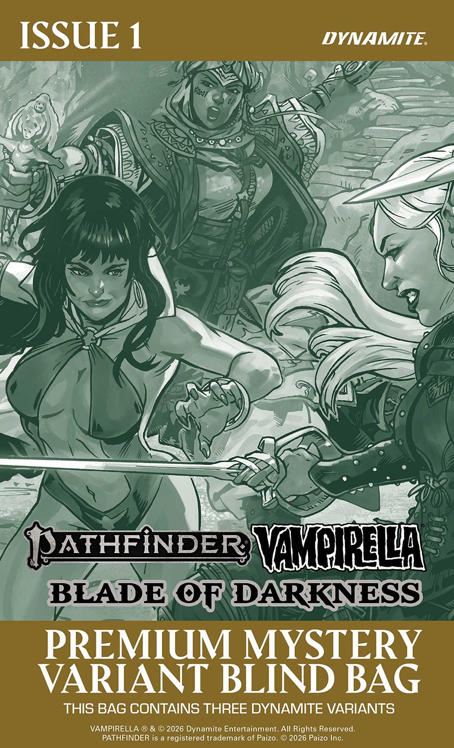 Pathfinder Vampirella Blade Of Darkness #1 Cover G Premium Mystery Blind Bag Cover (Filled Randomly With 3 Covers)