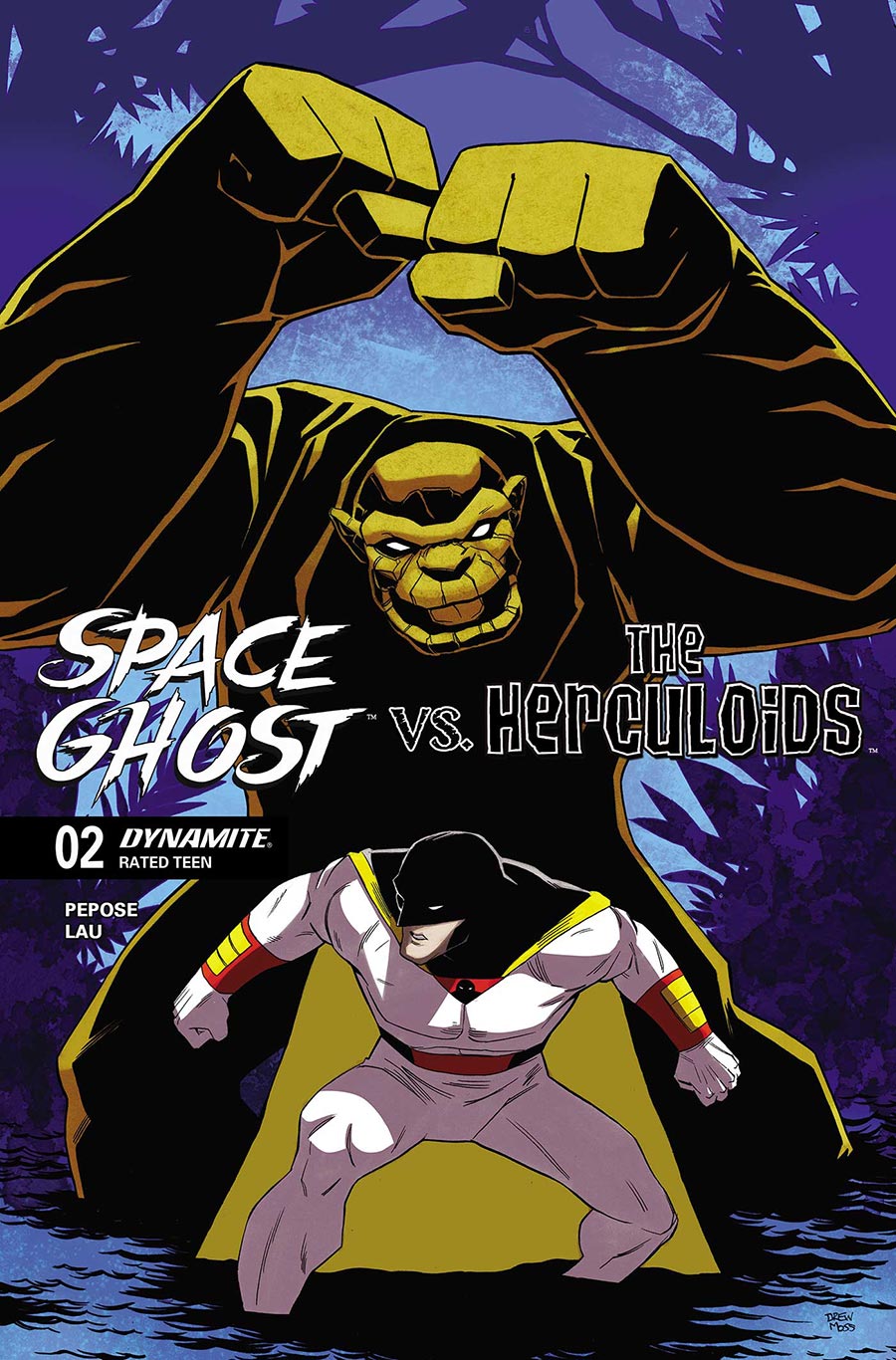 Space Ghost vs The Herculoids #2 Cover B Variant Drew Moss Cover