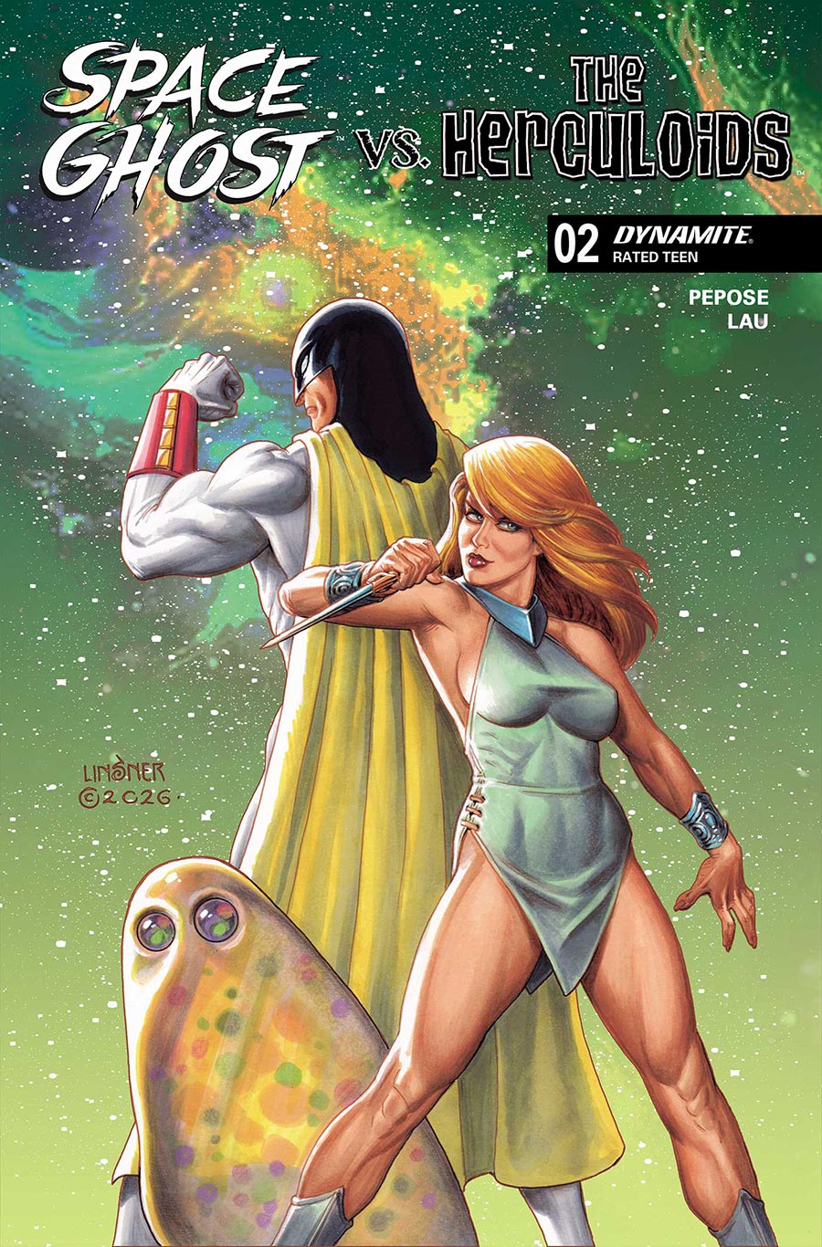Space Ghost vs The Herculoids #2 Cover C Variant Joseph Michael Linsner Cover