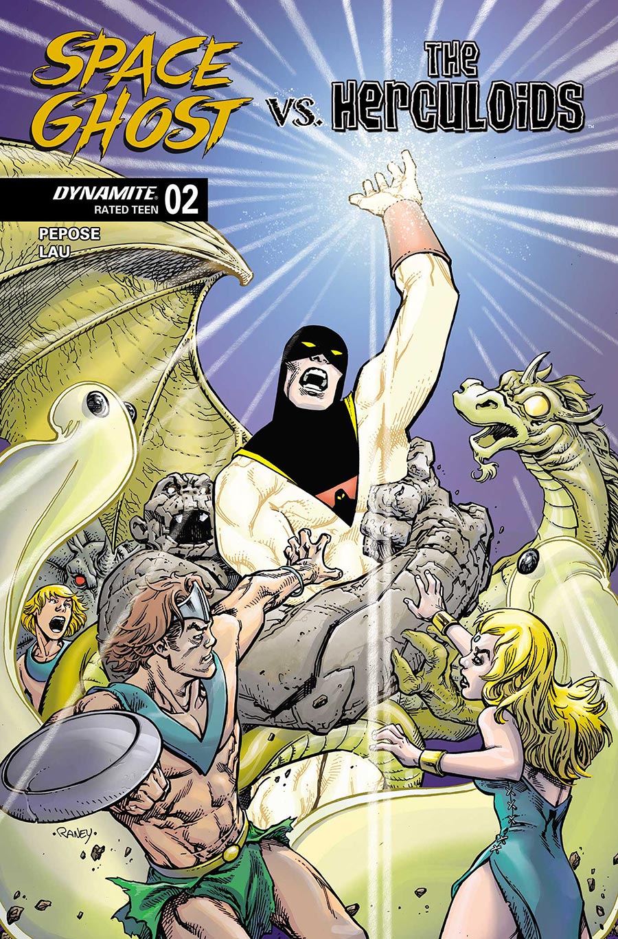 Space Ghost vs The Herculoids #2 Cover E Variant Tom Raney Cover