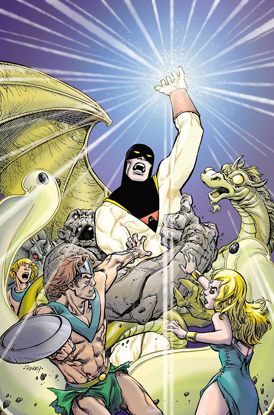 Space Ghost vs The Herculoids #2 Cover I Incentive Tom Raney Virgin Cover