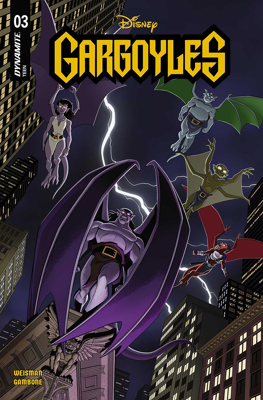 Gargoyles Vol 4 #3 Cover B Variant Christopher Jones Cover