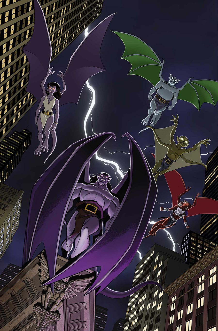 Gargoyles Vol 4 #3 Cover H Incentive Christopher Jones Virgin Cover