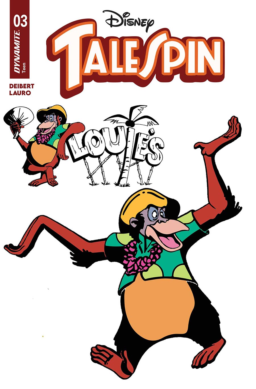 Disney Talespin #3 Cover D Variant Character Design Art Cover