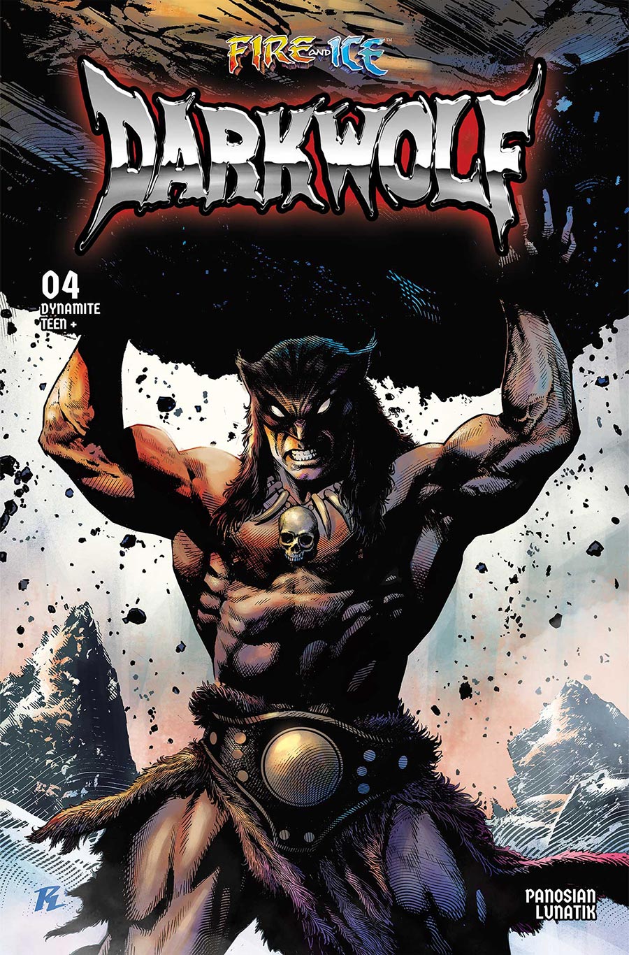 Fire And Ice Darkwolf #4 Cover B Variant Riccardo Latina Cover