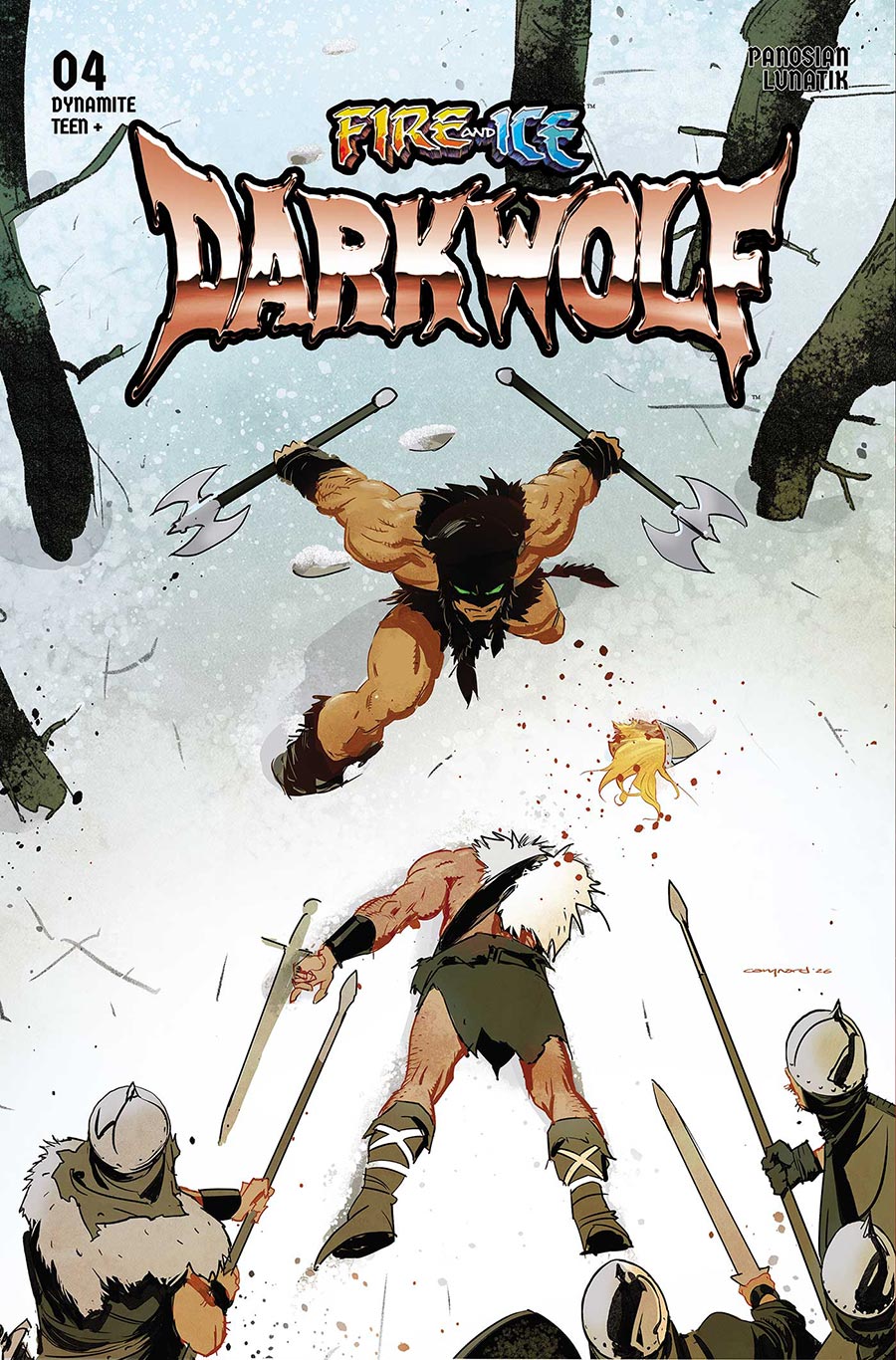 Fire And Ice Darkwolf #4 Cover E Variant Cary Nord Cover