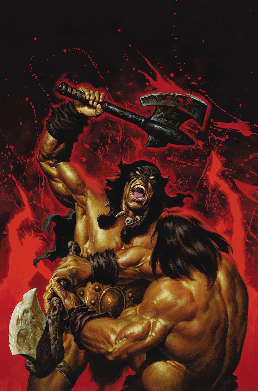 Fire And Ice Darkwolf #4 Cover G Limited Edition Joe Jusko Virgin Cover