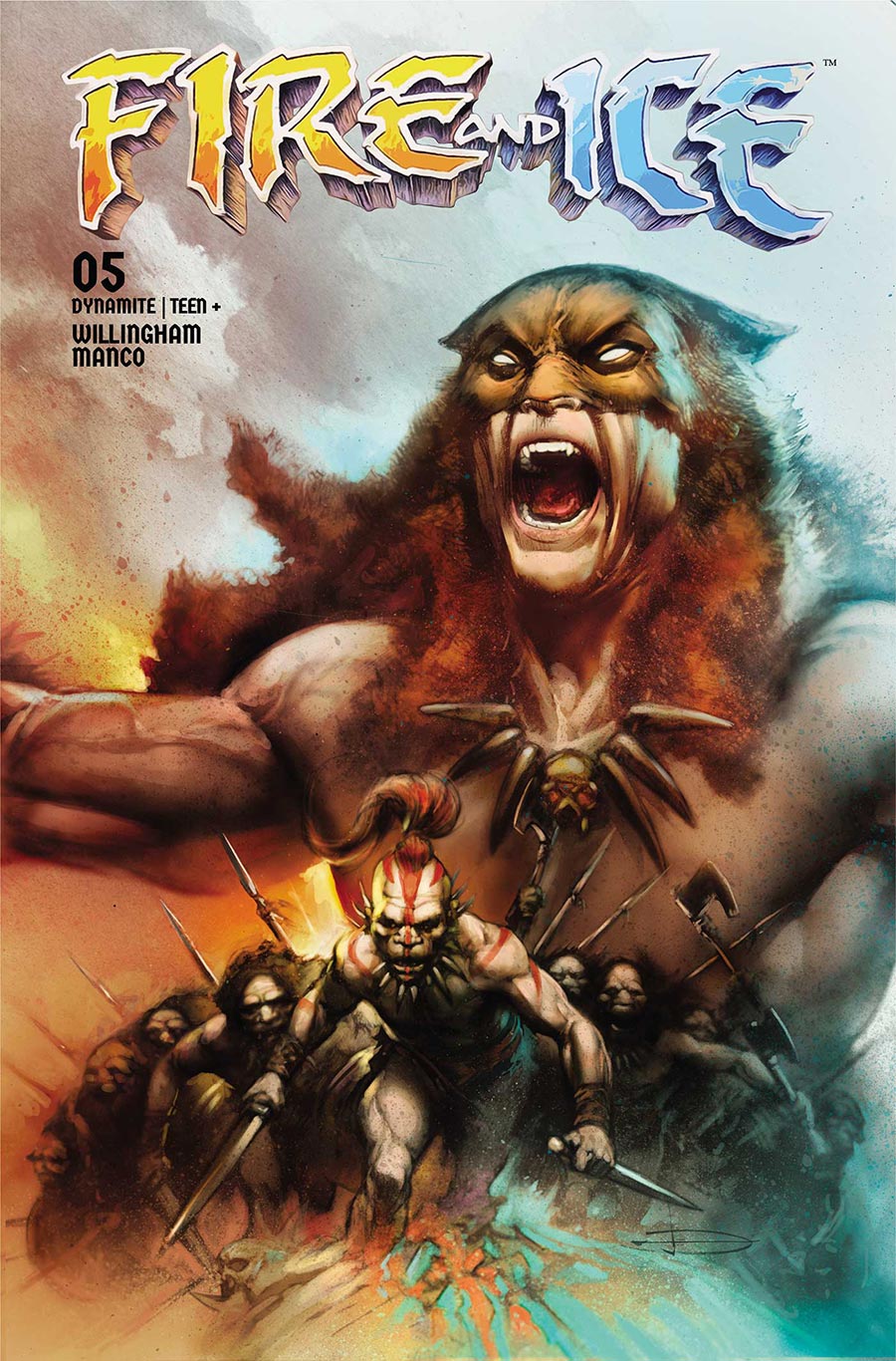 Fire And Ice #5 Cover B Variant Leonardo Manco Cover