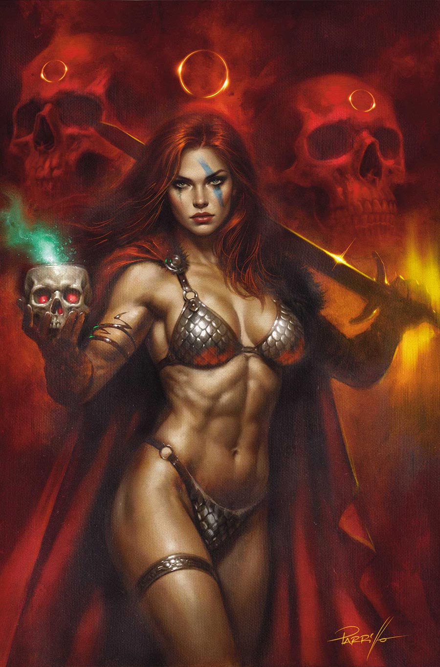 Red Sonja She-Devil With A Sword #6 Cover J Incentive Lucio Parrillo Virgin Cover