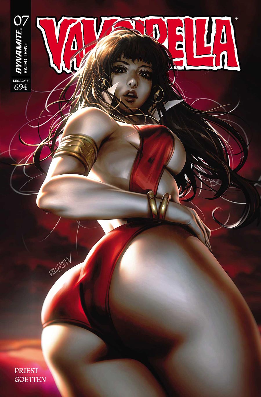 Vampirella Vol 10 #7 Cover B Variant Derrick Chew Cover (#694)