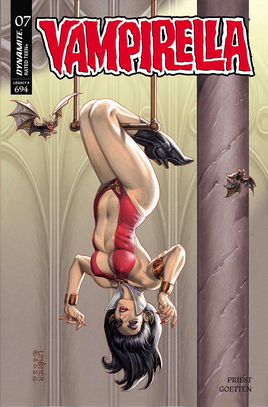 Vampirella Vol 10 #7 Cover C Variant Joseph Michael Linsner Cover (#694)