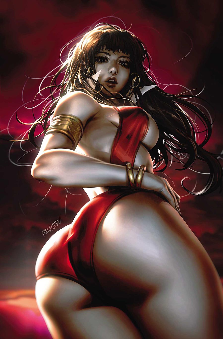 Vampirella Vol 10 #7 Cover J Incentive Derrick Chew Virgin Cover (#694)