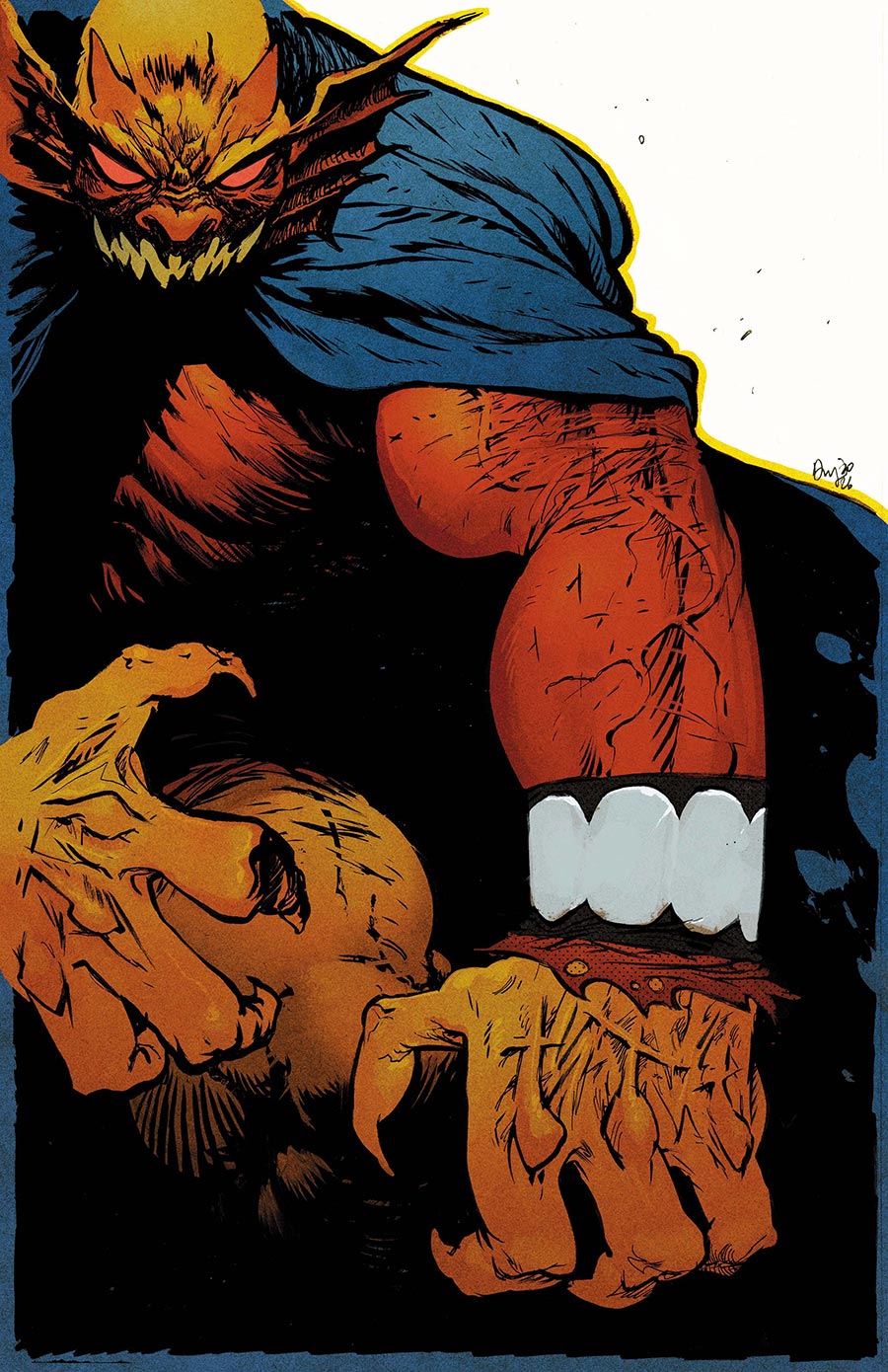Demon Vol 4 #1 Cover B Variant Daniel Warren Johnson Card Stock Cover (DC Next Level)