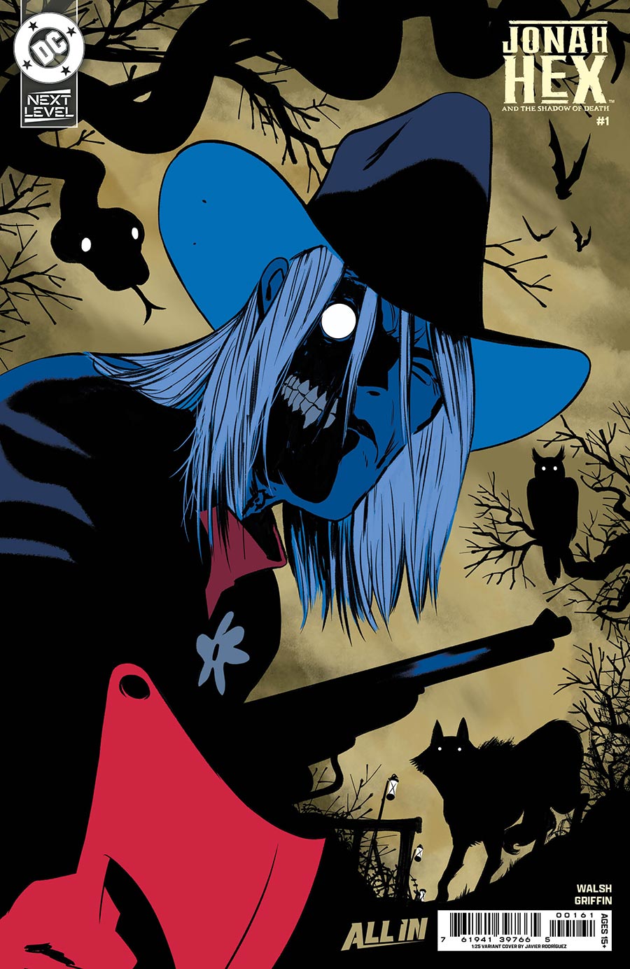 Jonah Hex And The Shadow Of Death #1 Cover G Incentive Javier Rodriguez Card Stock Variant Cover (DC Next Level)