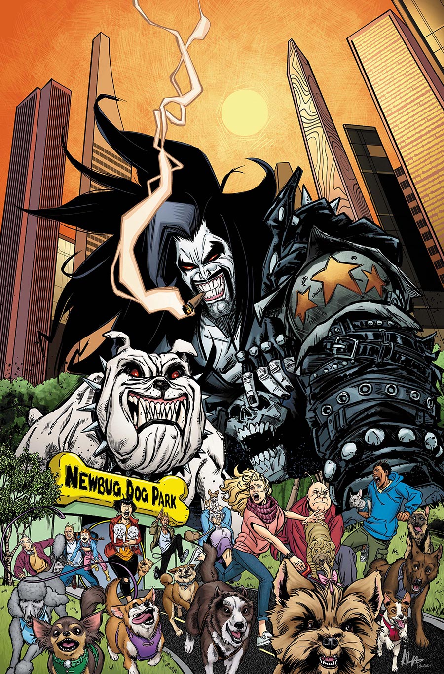 Lobo Vol 4 #8 Cover D Variant Alitha Martinez Card Stock Cover (DC Next Level)