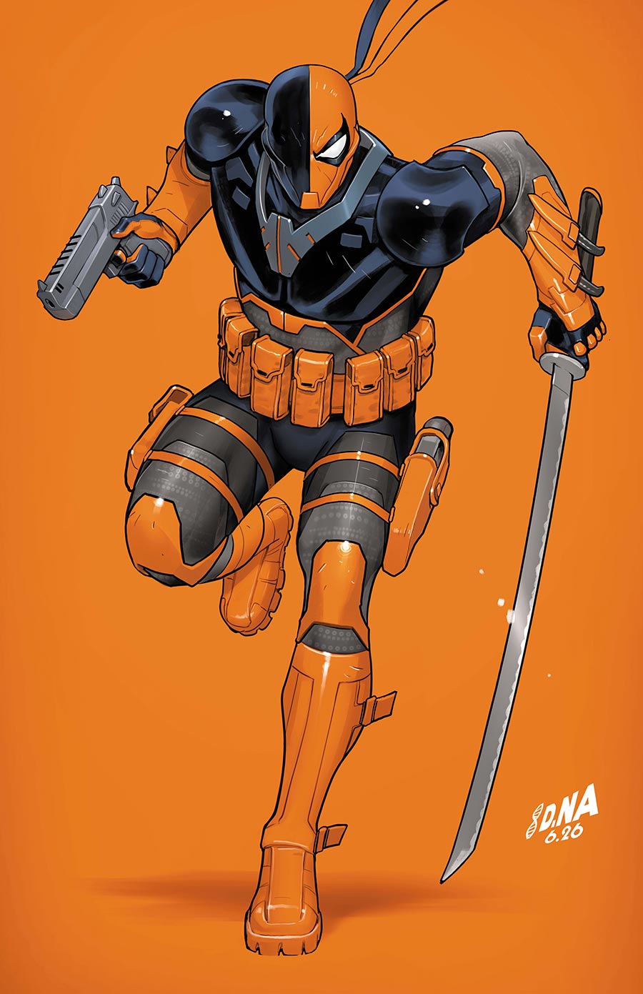 Deathstroke The Terminator Vol 2 #8 Cover B Variant David Nakayama Card Stock Cover (DC Next Level)