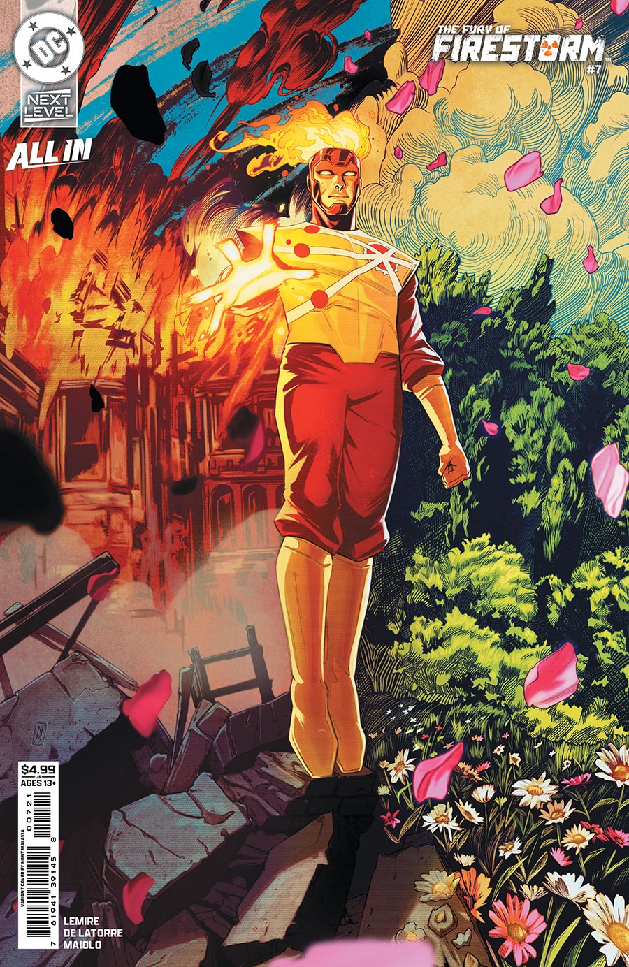 Fury Of Firestorm Vol 2 #7 Cover B Variant Nimit Malavia Card Stock Cover (DC Next Level)