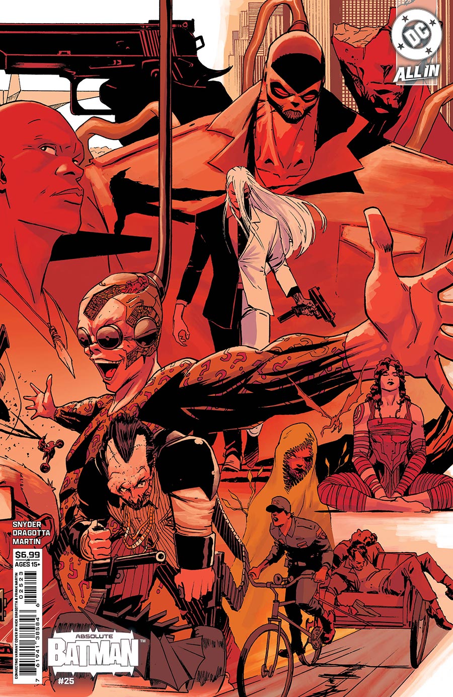Absolute Batman #25 Cover J Variant Nick Dragotta Right Connecting Card Stock Cover (DC All In) (Limit 1 Per Customer)