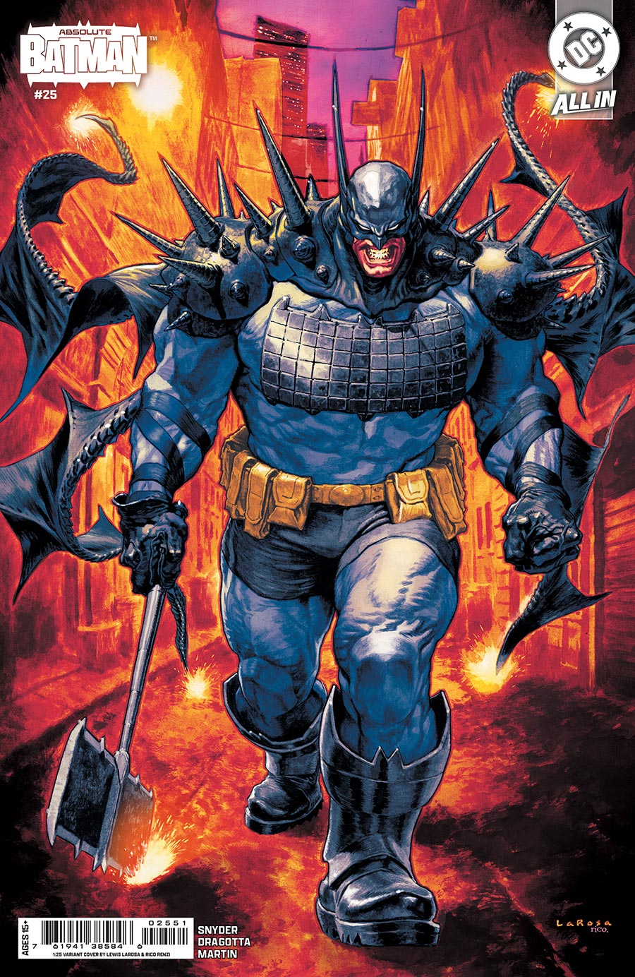 Absolute Batman #25 Cover L Incentive Lewis LaRosa Card Stock Variant Cover (DC All In)