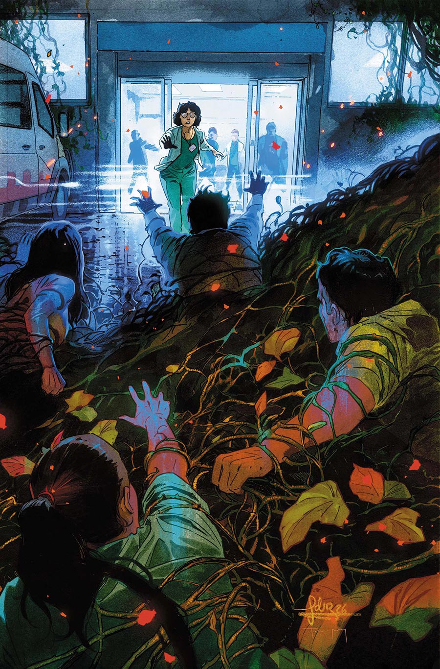 Batman Bad Seeds Gotham General #2 Cover B Variant Javi Fernandez Card Stock Cover (DC All In)