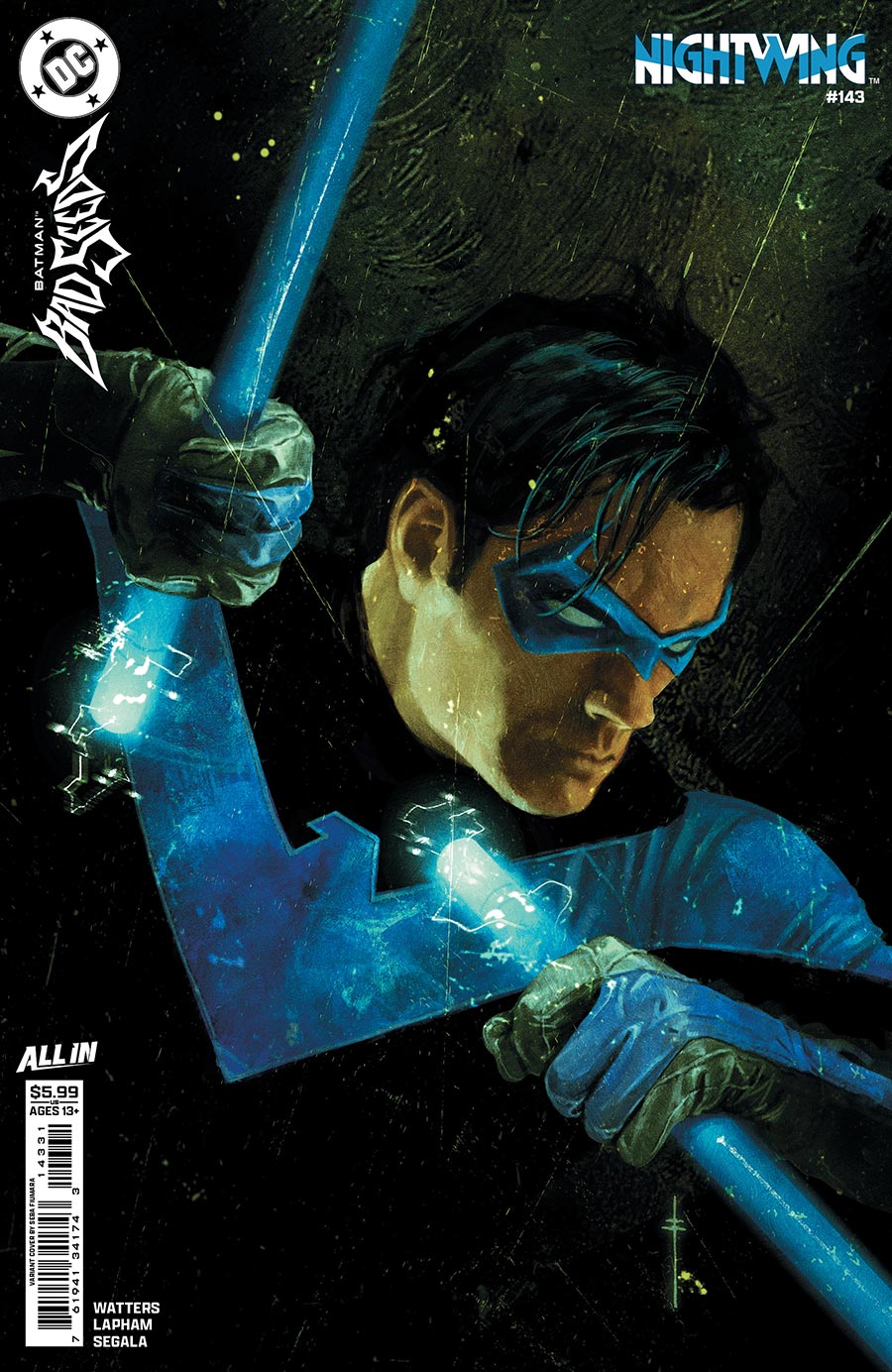 Nightwing Vol 4 #143 Cover C Variant Sebastian Fiumara Card Stock Cover (DC All In)(Batman Bad Seeds Tie-In)
