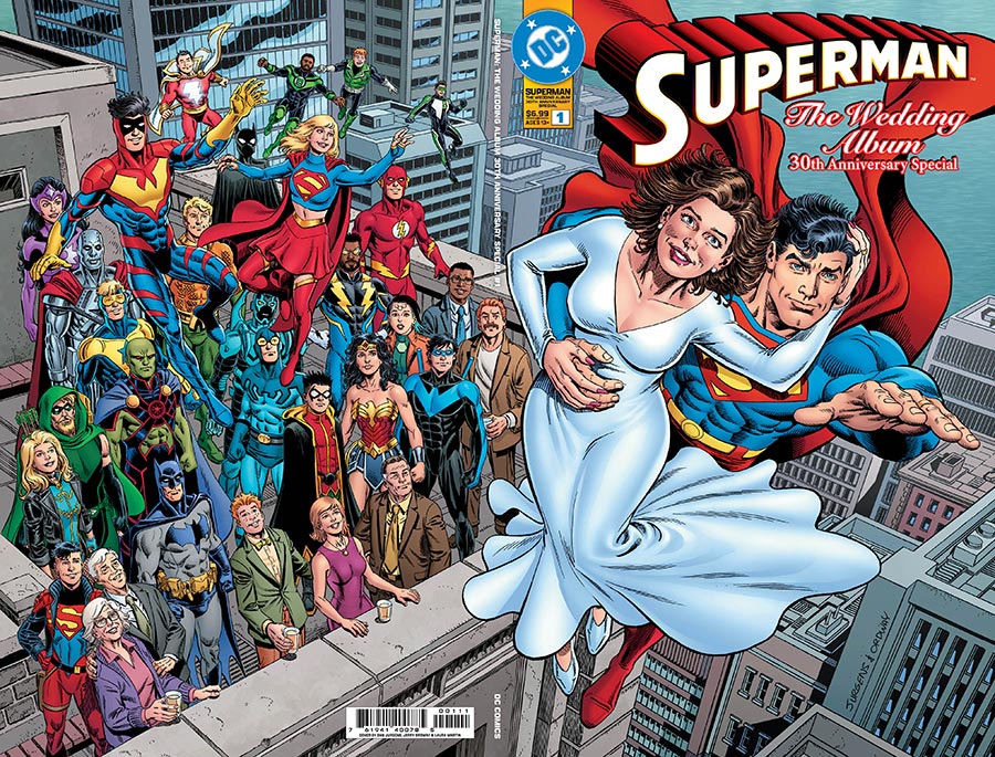 Superman The Wedding Album 30th Anniversary Special #1 (One Shot) Cover A Regular Dan Jurgens & Jerry Ordway Wraparound Cover (DC All In)