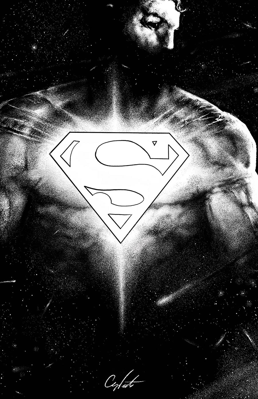 Superman Vol 7 #43 Cover F Variant Stevan Subic Glow-In-The-Dark Card Stock Cover (DC All In)