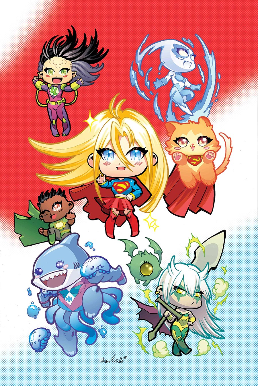 Supergirl Vol 8 #18 Cover D Variant Mario Foccillo Card Stock Cover (DC All In)