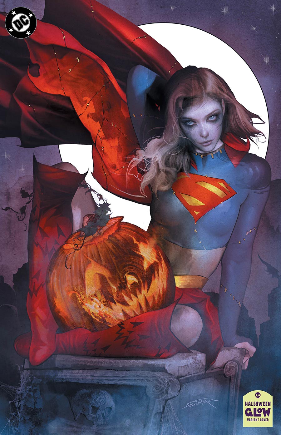 Supergirl Vol 8 #18 Cover E Variant Dan Quintana Halloween Glow-In-The-Dark Card Stock Cover (DC All In)