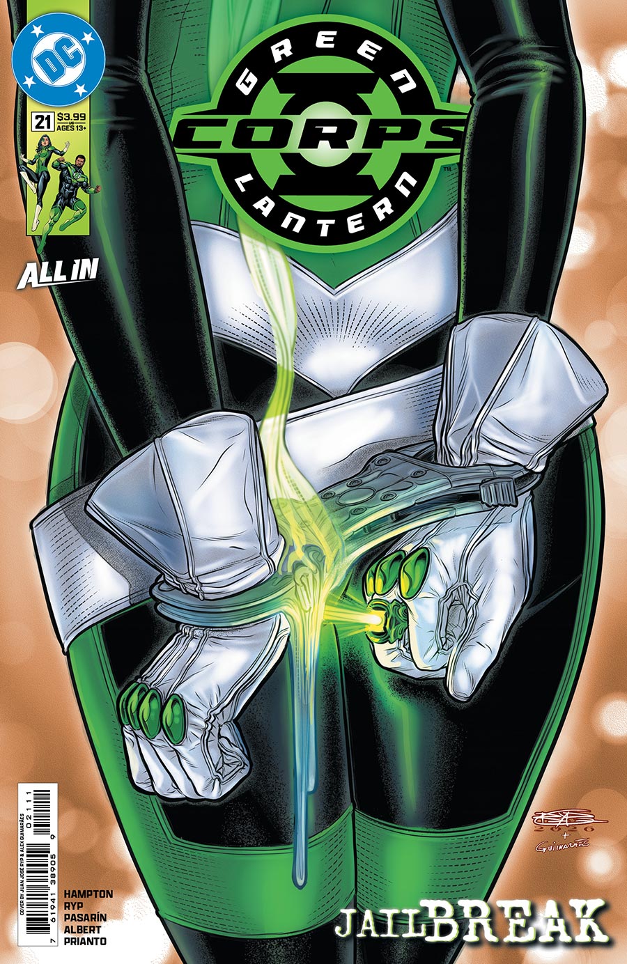 Green Lantern Corps Vol 4 #21 Cover A Regular Juan Jose Ryp Cover (DC All In)