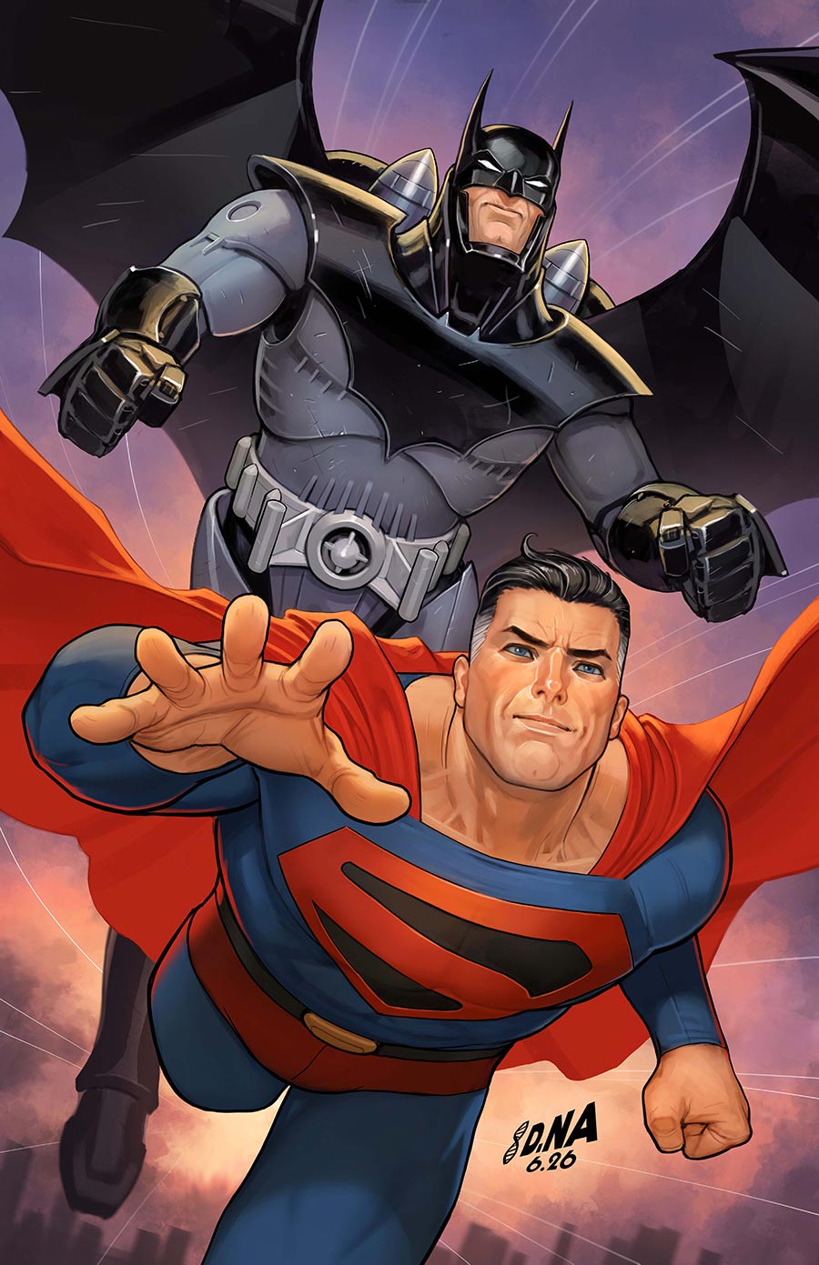 Batman Superman Worlds Finest #56 Cover D Variant David Nakayama Kingdom Come 30th Anniversary Card Stock Cover