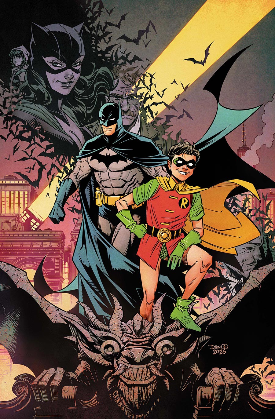 Batman And Robin Year One Dynamic Duos #3 Cover D Variant Diego Olortegui Card Stock Cover