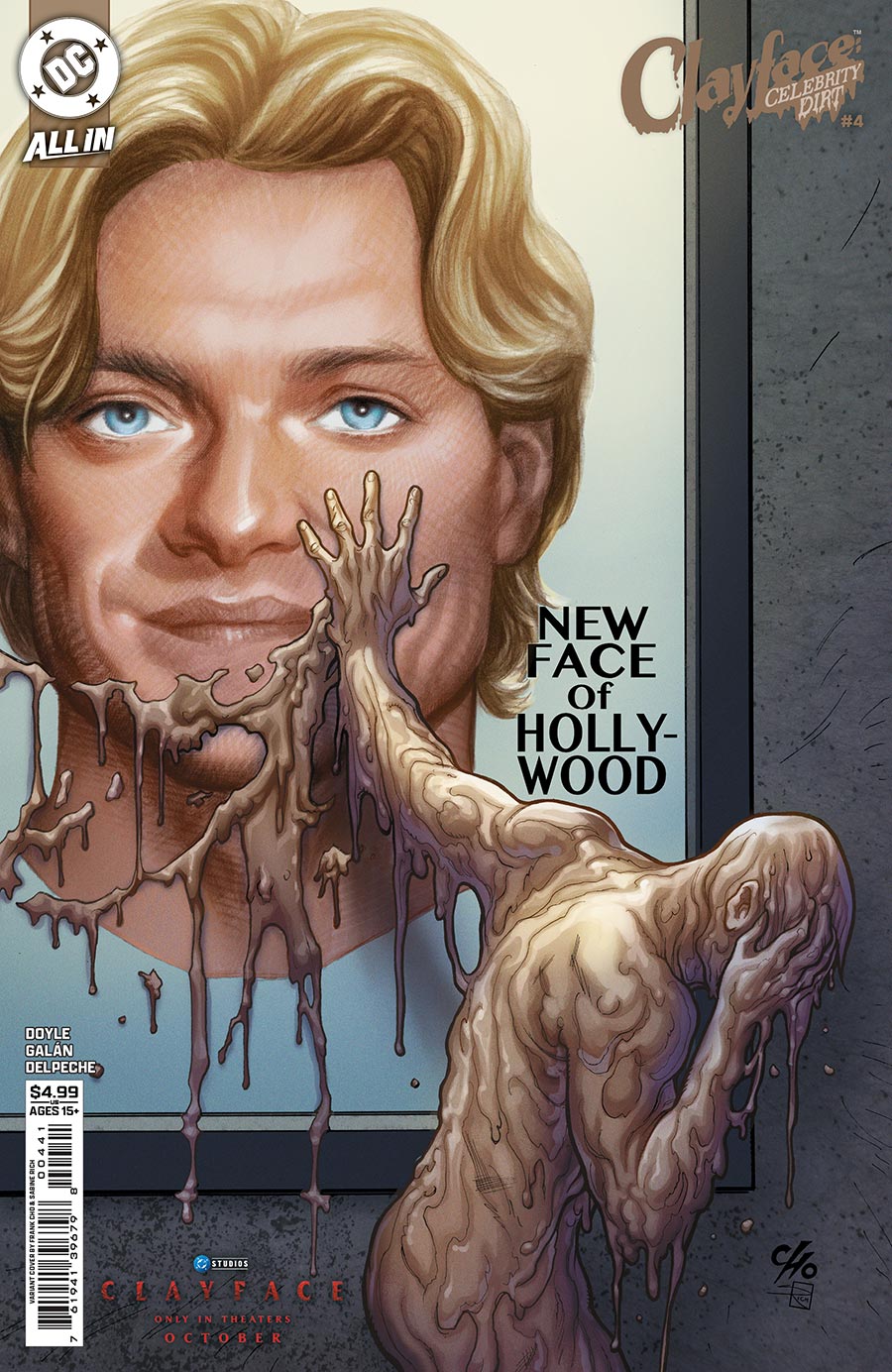 Clayface Celebrity Dirt #4 Cover D Variant Frank Cho Clayface Movie Card Stock Cover