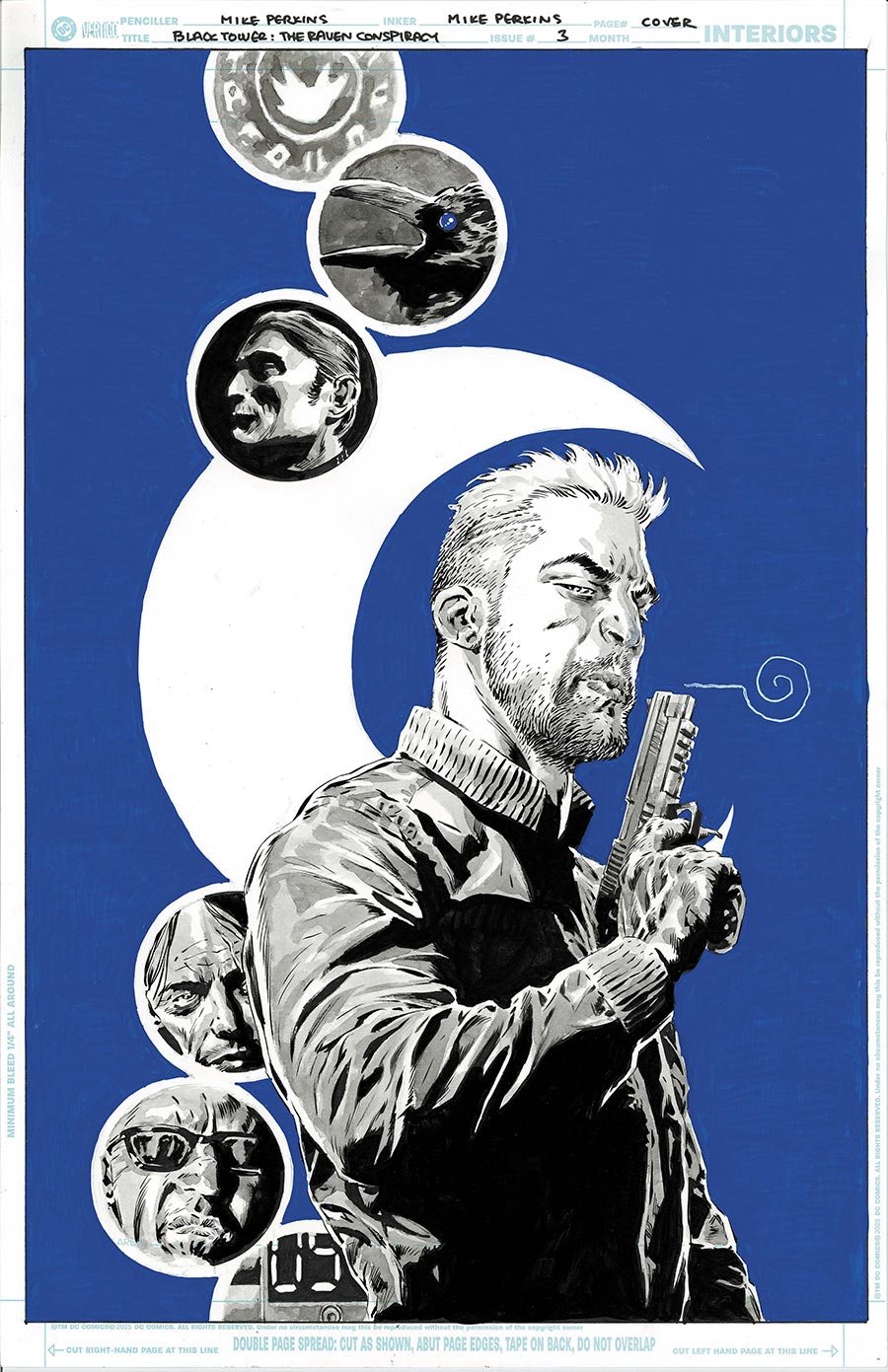 Black Tower The Raven Conspiracy #3 Cover A Regular Mike Perkins Cover
