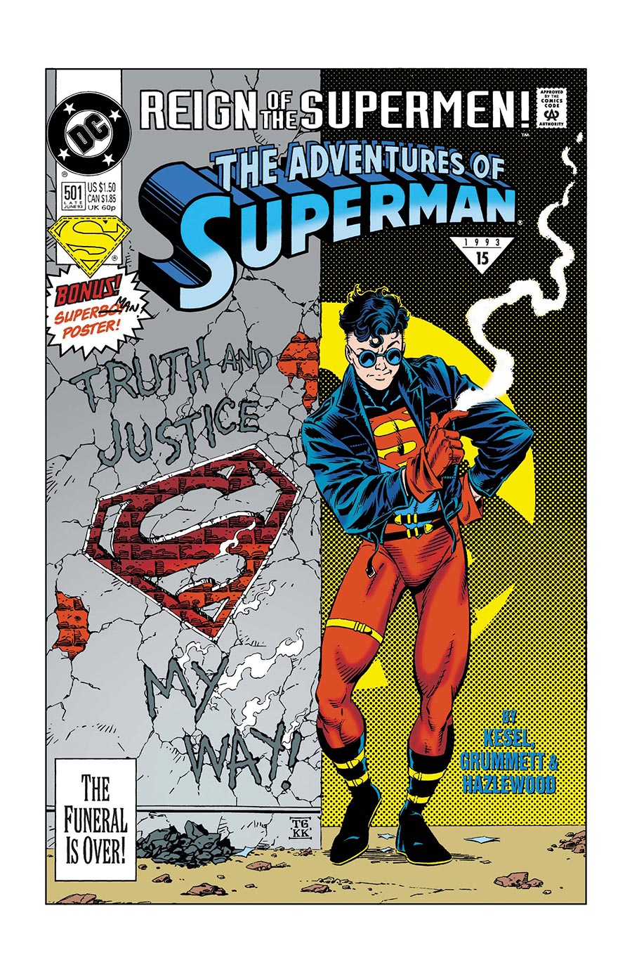 Adventures Of Superman #501 Facsimile Edition Cover A Regular Tom Grummett Cover