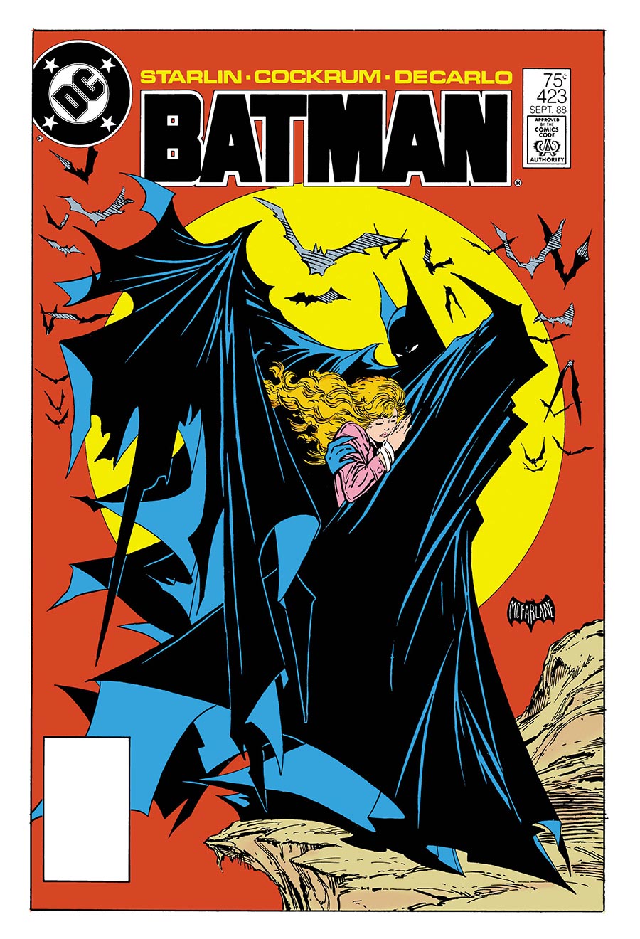 Batman #423 Facsimile Edition Cover A Regular Todd McFarlane Cover