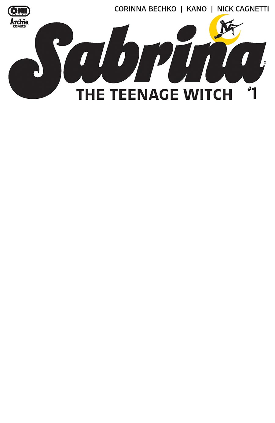 Sabrina The Teenage Witch Vol 2 #1 Cover E Variant Blank Cover