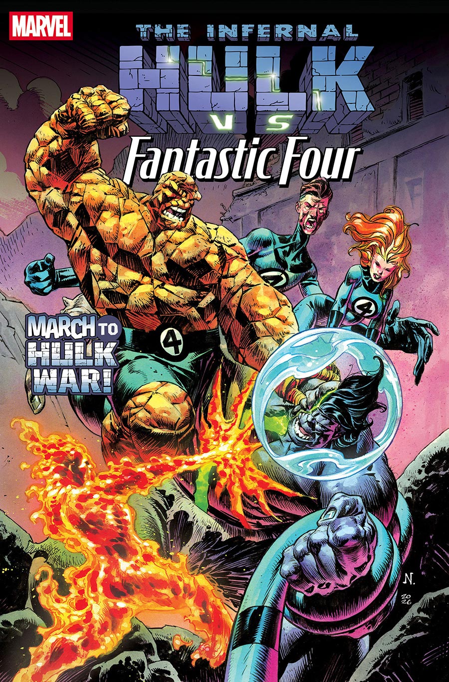 Infernal Hulk vs Fantastic Four #1 (One Shot) Cover A Regular Nic Klein Cover (Hulk War Prelude)