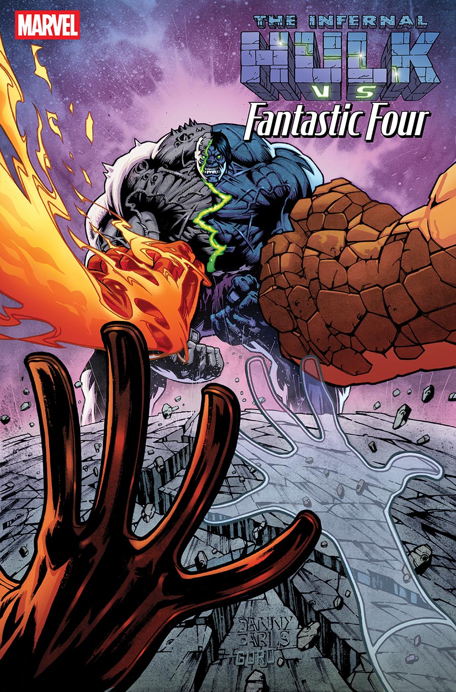 Infernal Hulk vs Fantastic Four #1 (One Shot) Cover C Variant Danny Earls Cover (Hulk War Prelude)