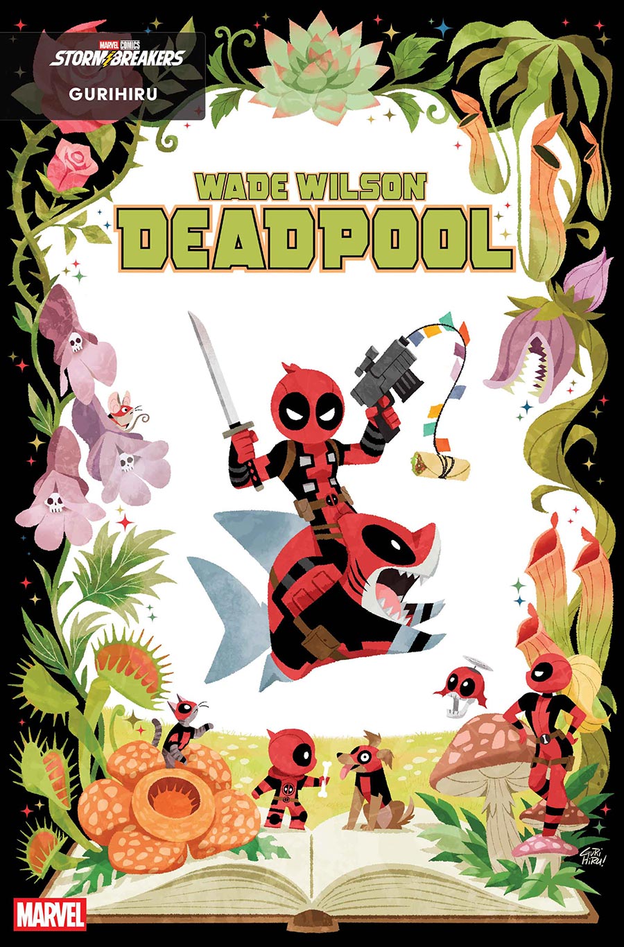 Wade Wilson Deadpool #9 Cover C Variant Gurihiru Childrens Book Illustrations Stormbreakers Art Style Cover (Big Guns Part 3)