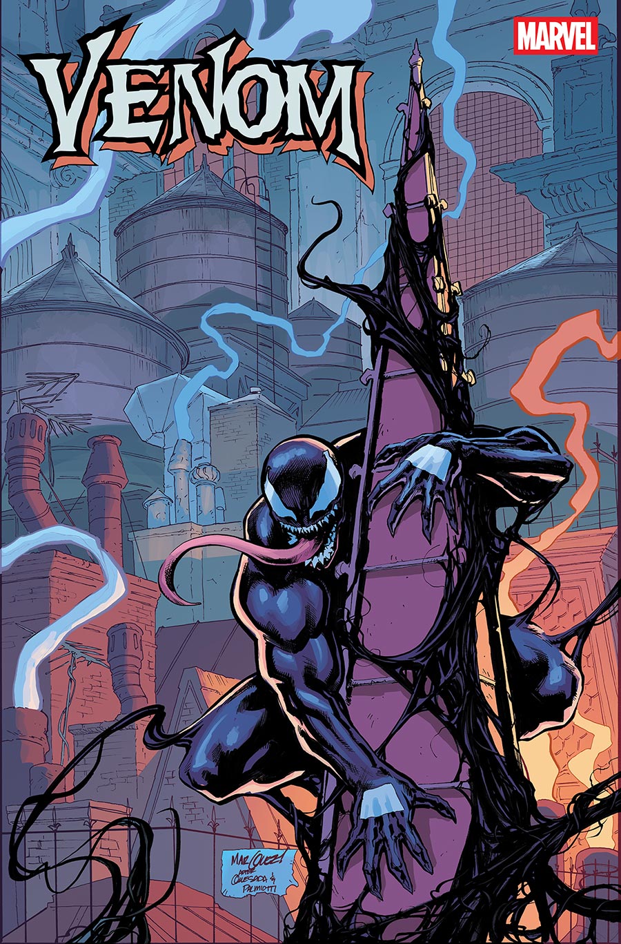 Venom Vol 6 #1 Cover B Variant David Marquez Homage Cover