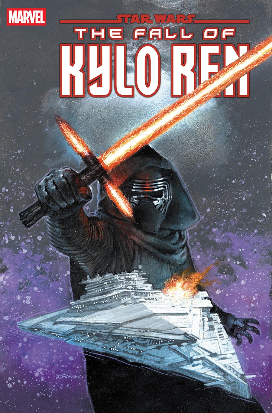 Star Wars The Fall Of Kylo Ren #3 Cover C Incentive Dave Dorman Variant Cover