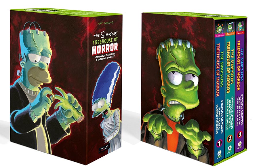 Simpsons Treehouse Of Horror Ominous Omnibus 3-Volume Box Set The Complete Collectors Edition