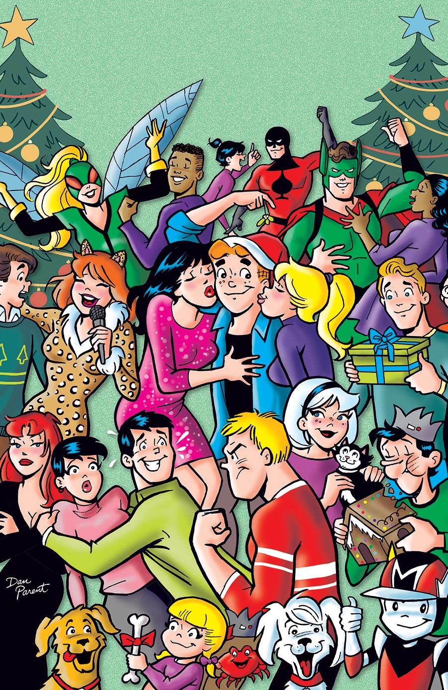 Archies Christmas Spectacular 2026 #1 (One Shot) Cover D Variant Dan Parent Foil Virgin Cover