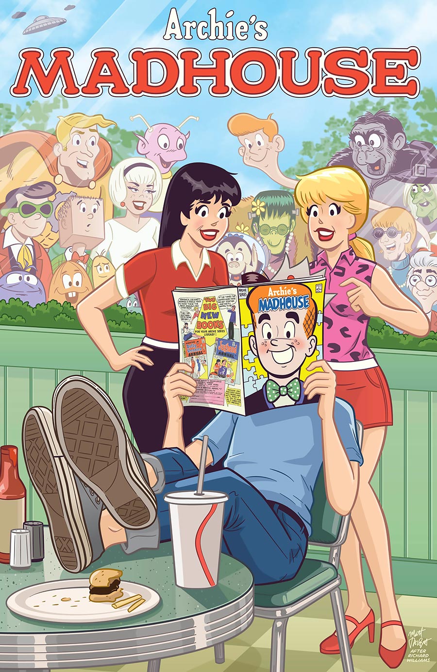 Archie Facsimile #19 Archies Madhouse 1 Cover B Variant Matt Talbot MAD Magazine Homage Cover